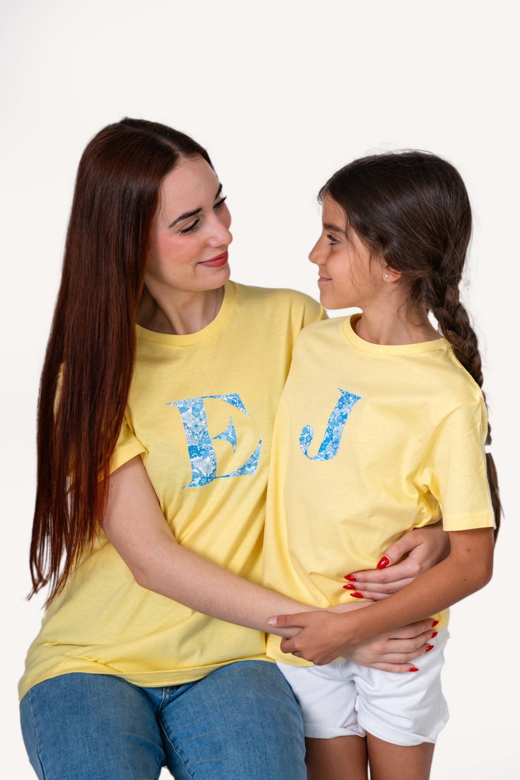 Camiseta Estampada Amarilla con inicial Kids